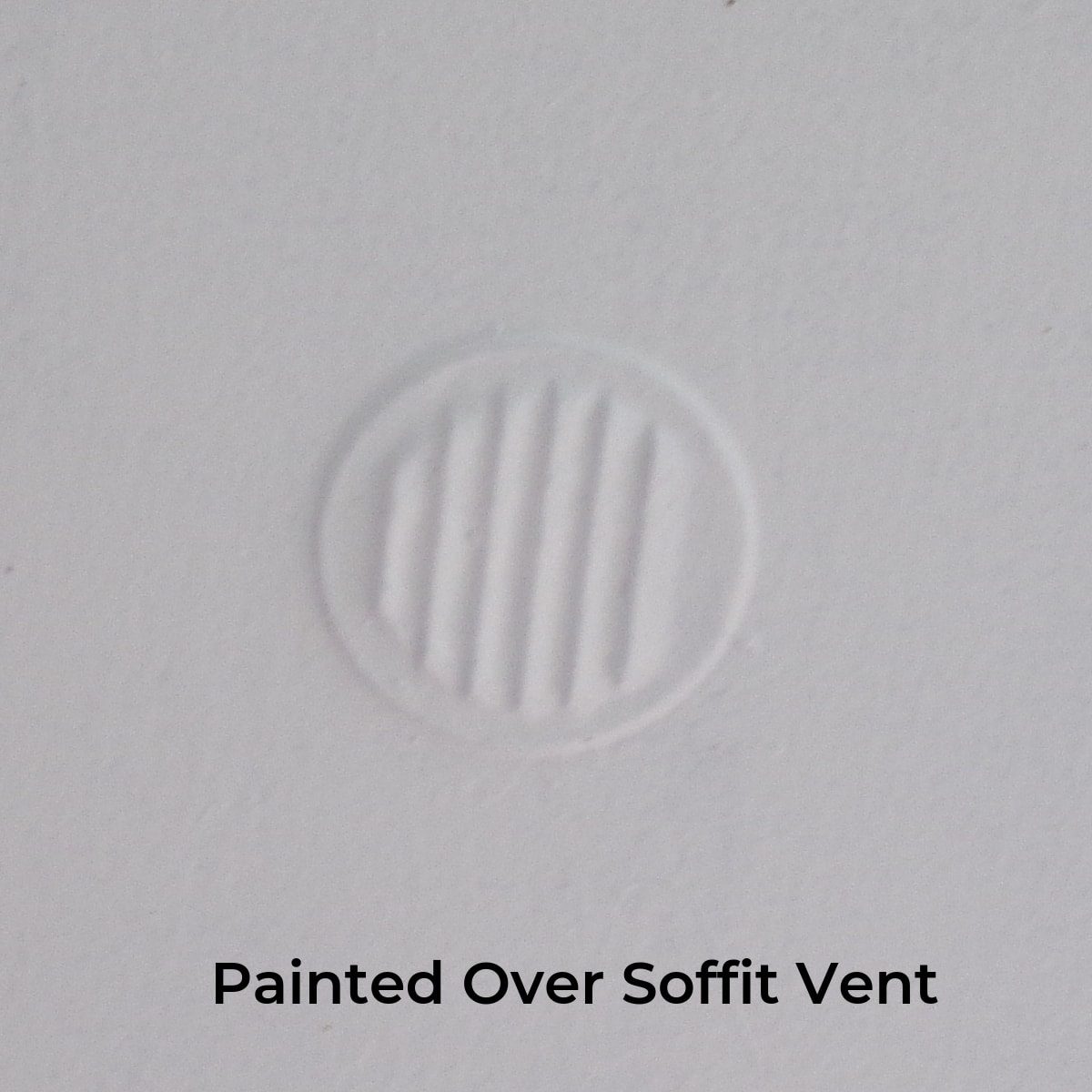 Soffit Vent (painted over)