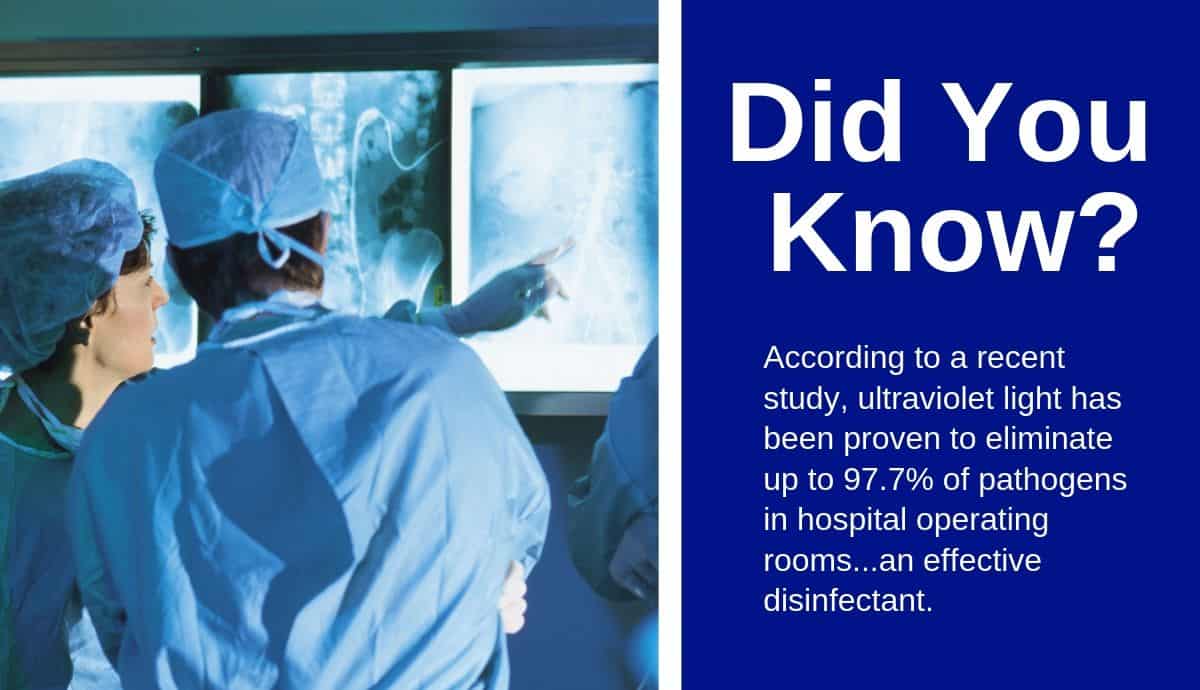 does uv light kill mold in hospitals