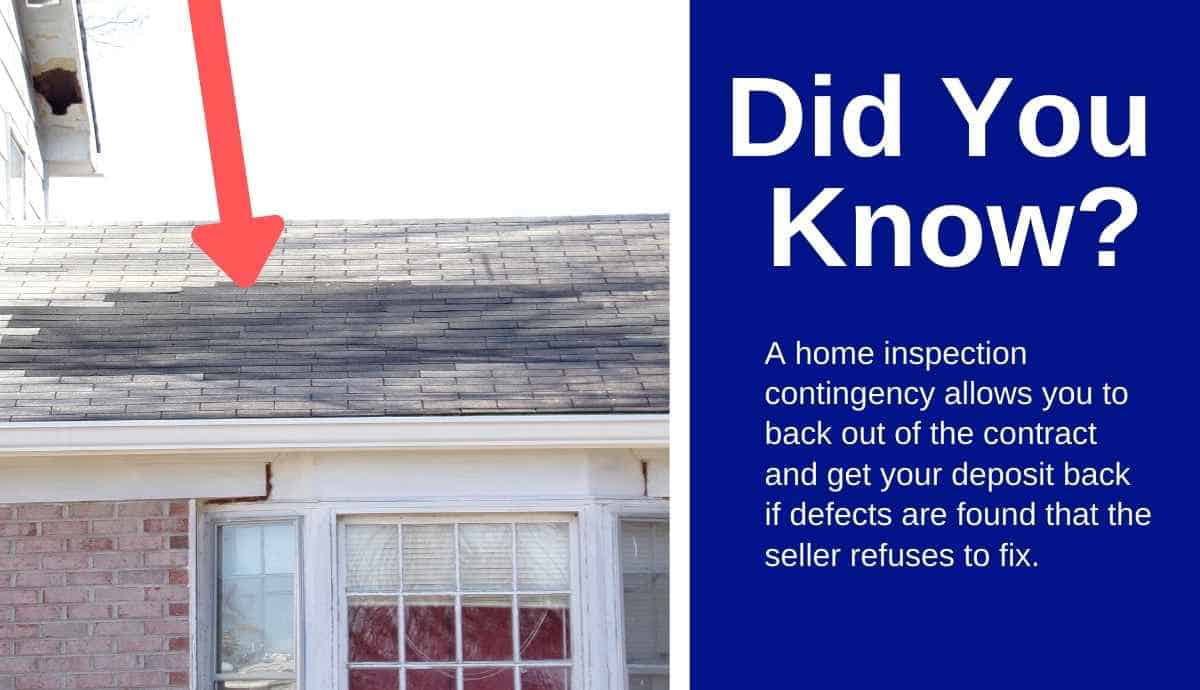 home inspection contingency during real estate due diligence