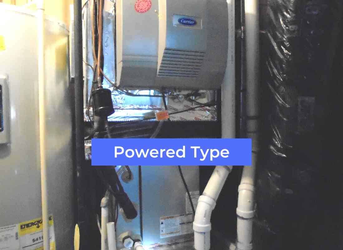 powered whole house humidifier