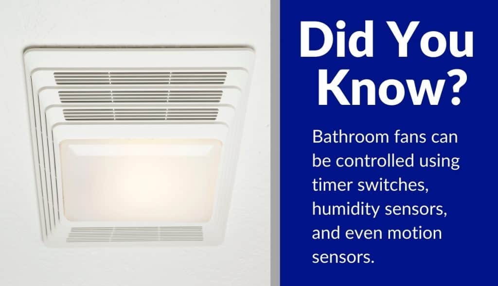what is the fan in the bathroom for