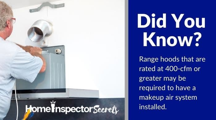 range hood vent code requirements
