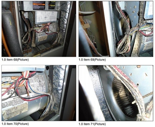 mold inside HVAC system