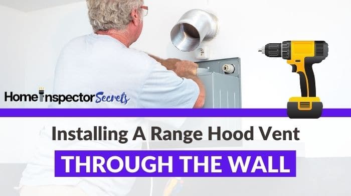 how to install range hood vent through the wall