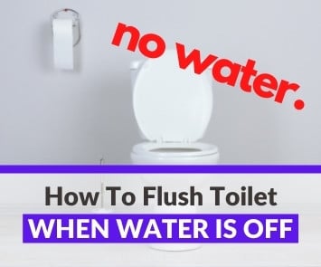 How To Flush A Toilet When Water Is Off? (2 Step Guide) 1 how to flush toilet when water is off