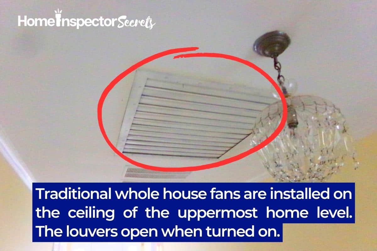 whole house fan installed on ceiling whole house fan installed on ceiling