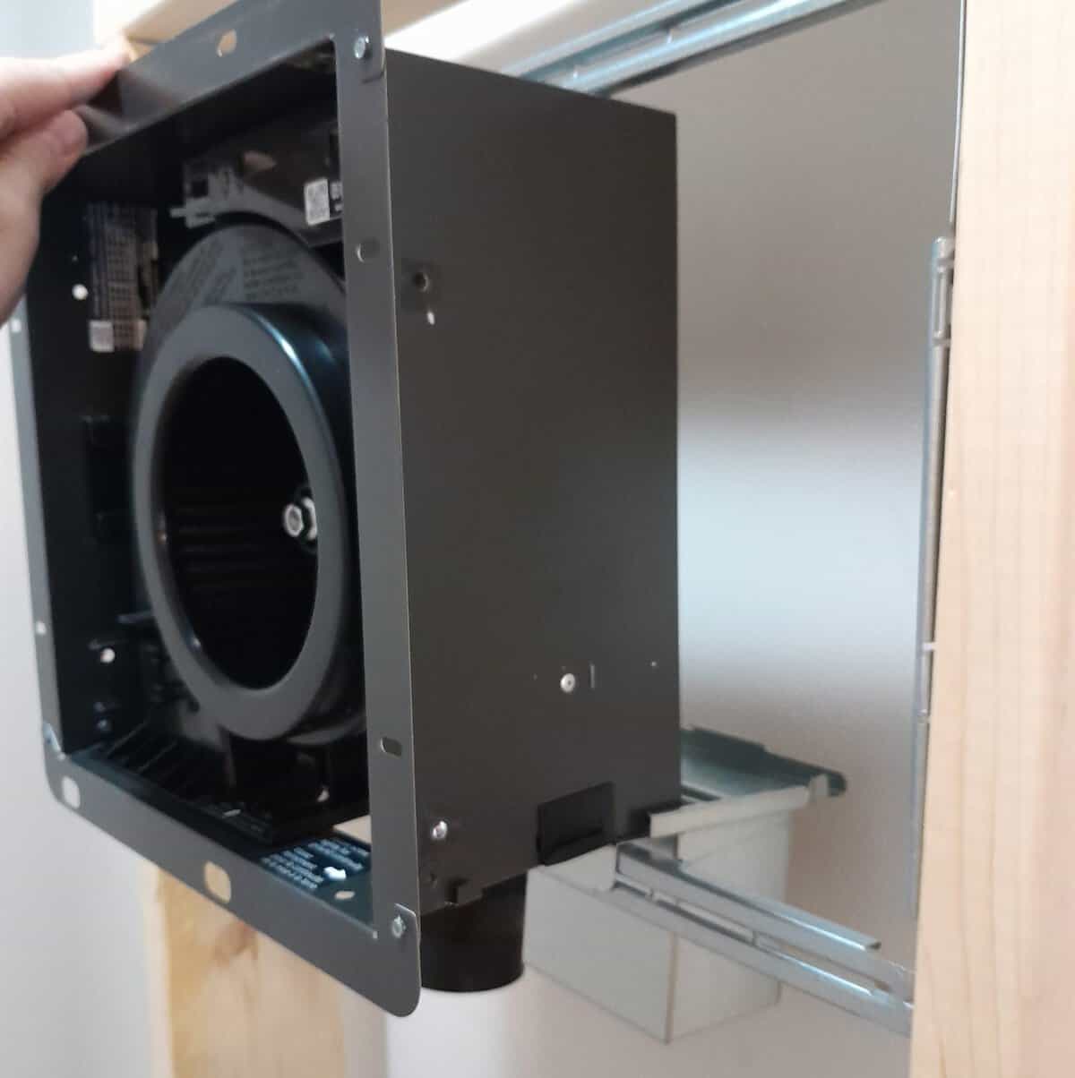 panasonic whisperfit inserting into adaptor