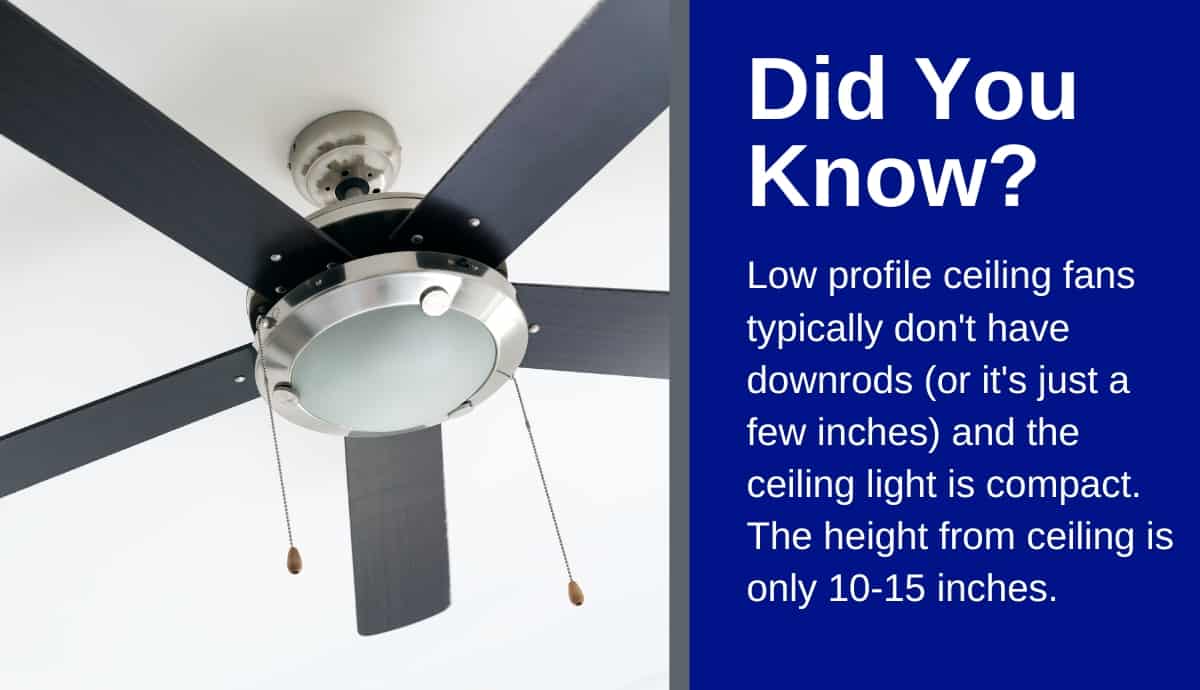 best ceiling fans for low ceilings