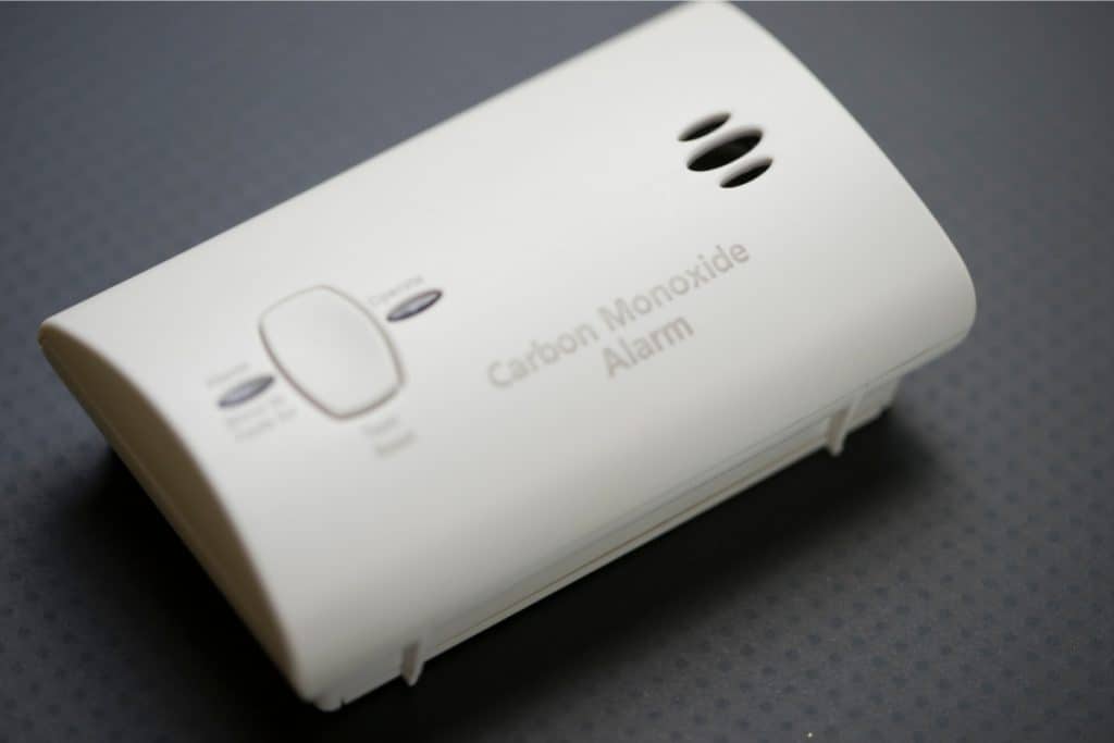carbon monoxide alarm going off