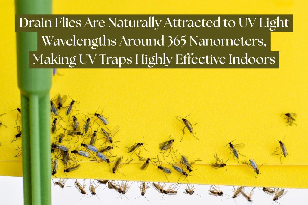 uv light fly trap for drain flies