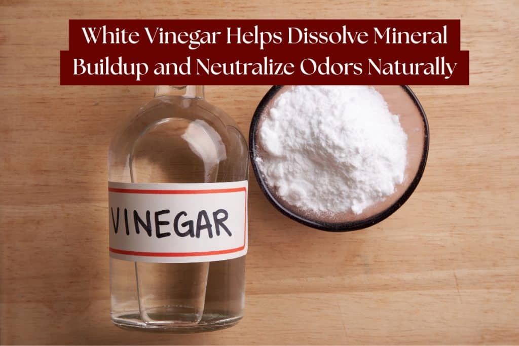 white vinegar to clean jetted tub