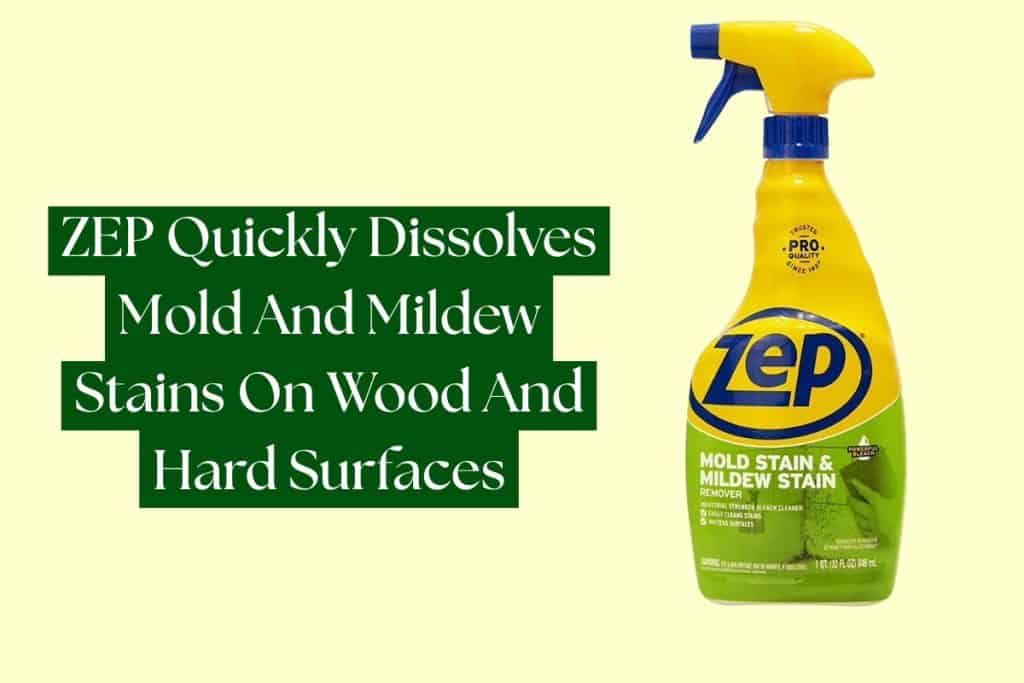 remove mold stains on wood using zep